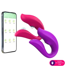 Vibrador casal por aplicativo - PINK