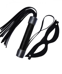 KIT CHICOTE VERNIZ 20CM E MÁSCARA VERNIZ