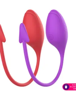 Cápsula vibratória por aplicativo 5K - VERMELHO